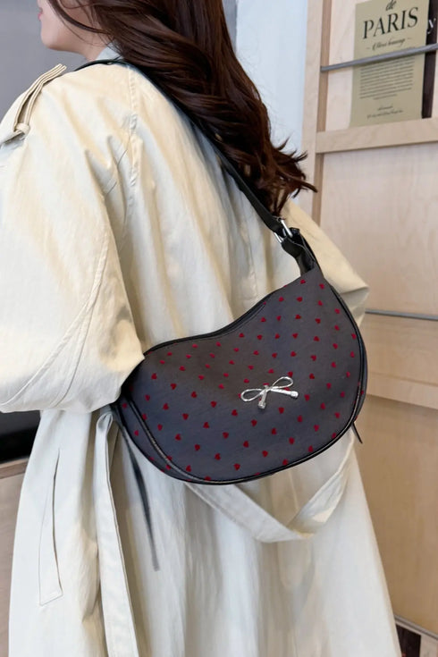 'Jolene' Bowknot Polyester Crossbody Bag - Celes Fashion